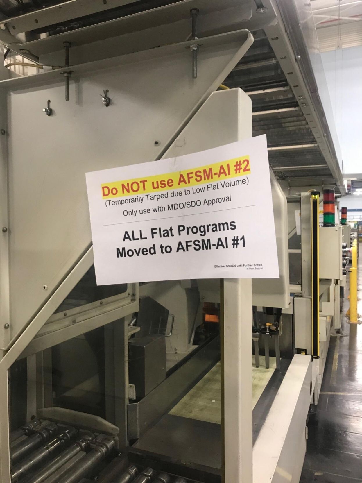 Madison mail sorting machines